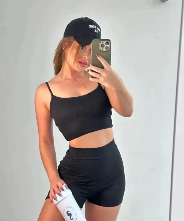 Conjunto Fitness Low Preto